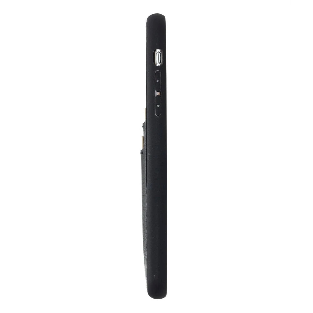 iPhone 11 Series Genuine Leather Flex Back Cover with Card Holder