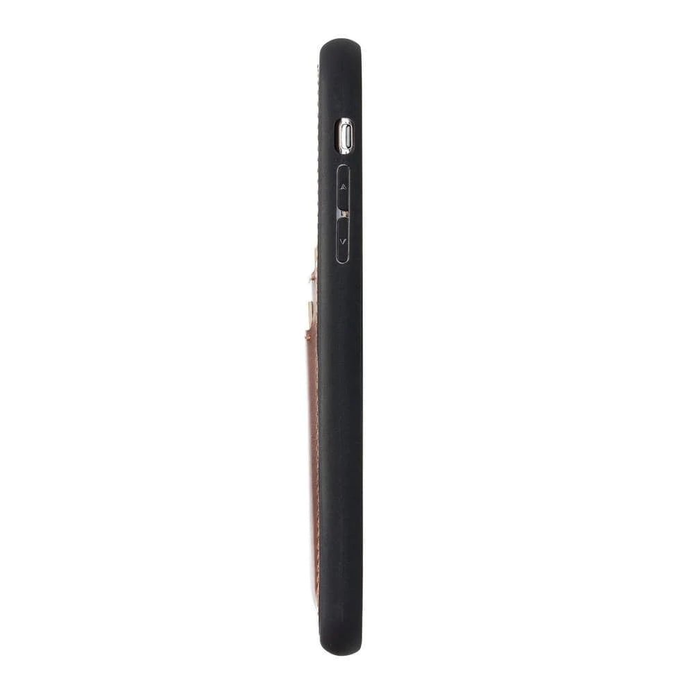 iPhone 11 Series Genuine Leather Flex Back Cover with Card Holder
