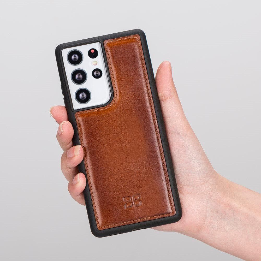 Samsung Galaxy S21 Series Genuine Leather Flex Back Cover