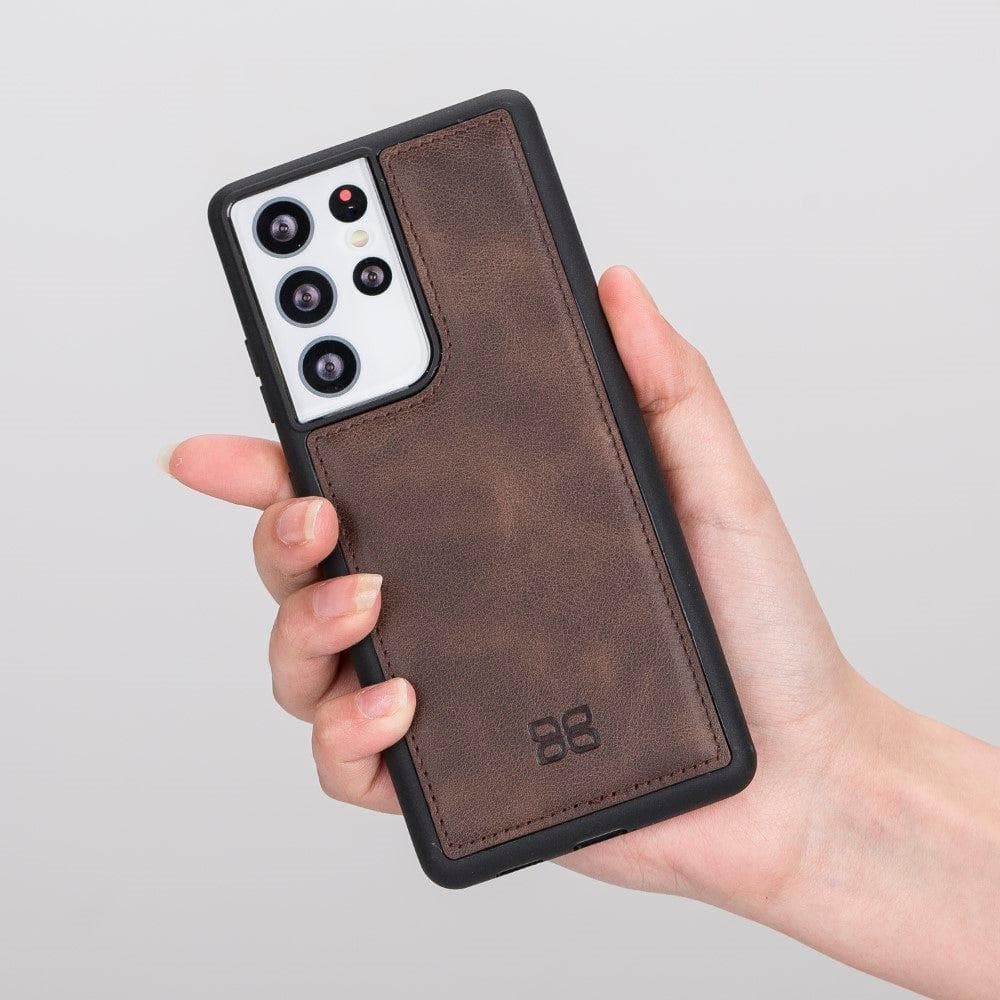 Samsung Galaxy S21 Series Genuine Leather Flex Back Cover