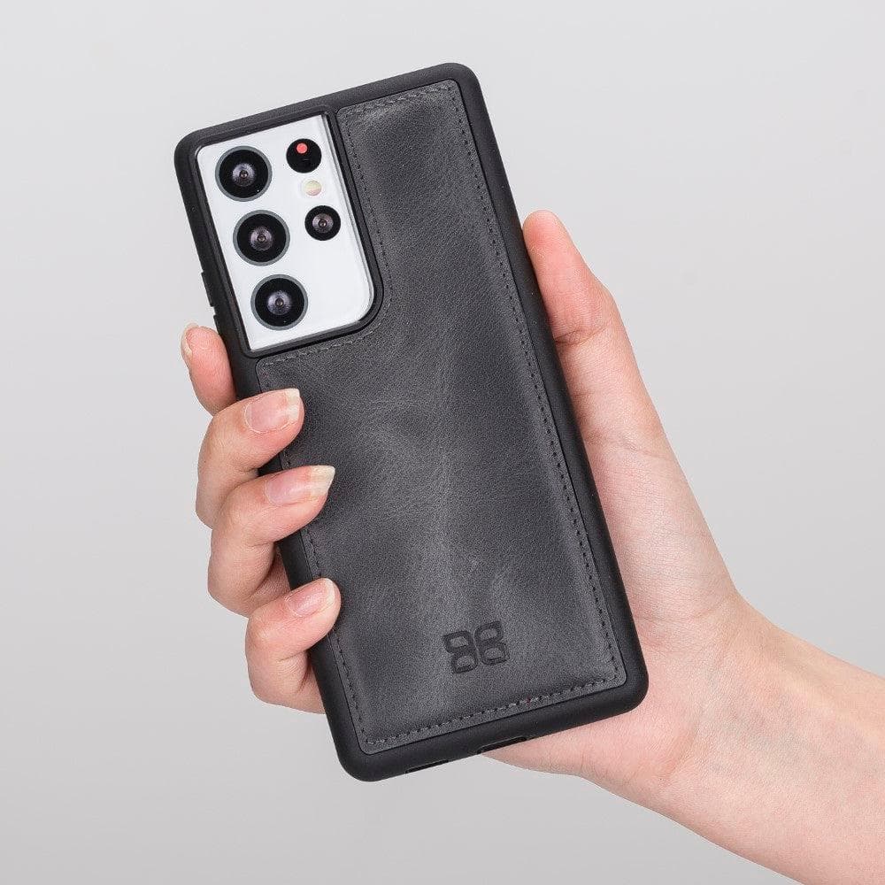Samsung Galaxy S21 Series Genuine Leather Flex Back Cover