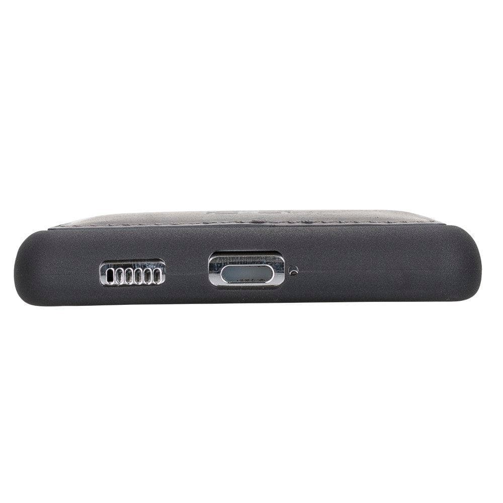 Samsung Galaxy S21 Series Genuine Leather Flex Back Cover with Card Holder