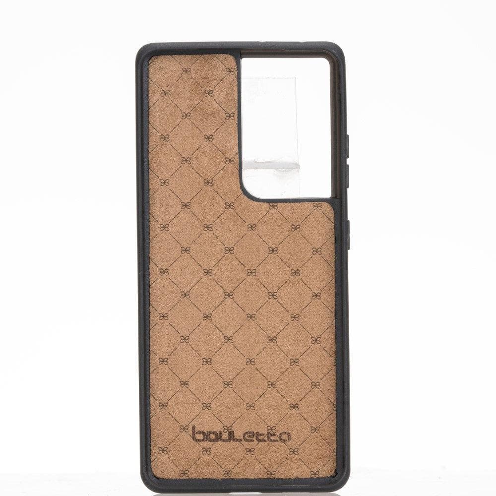 Samsung Galaxy S21 Series Genuine Leather Flex Back Cover with Card Holder