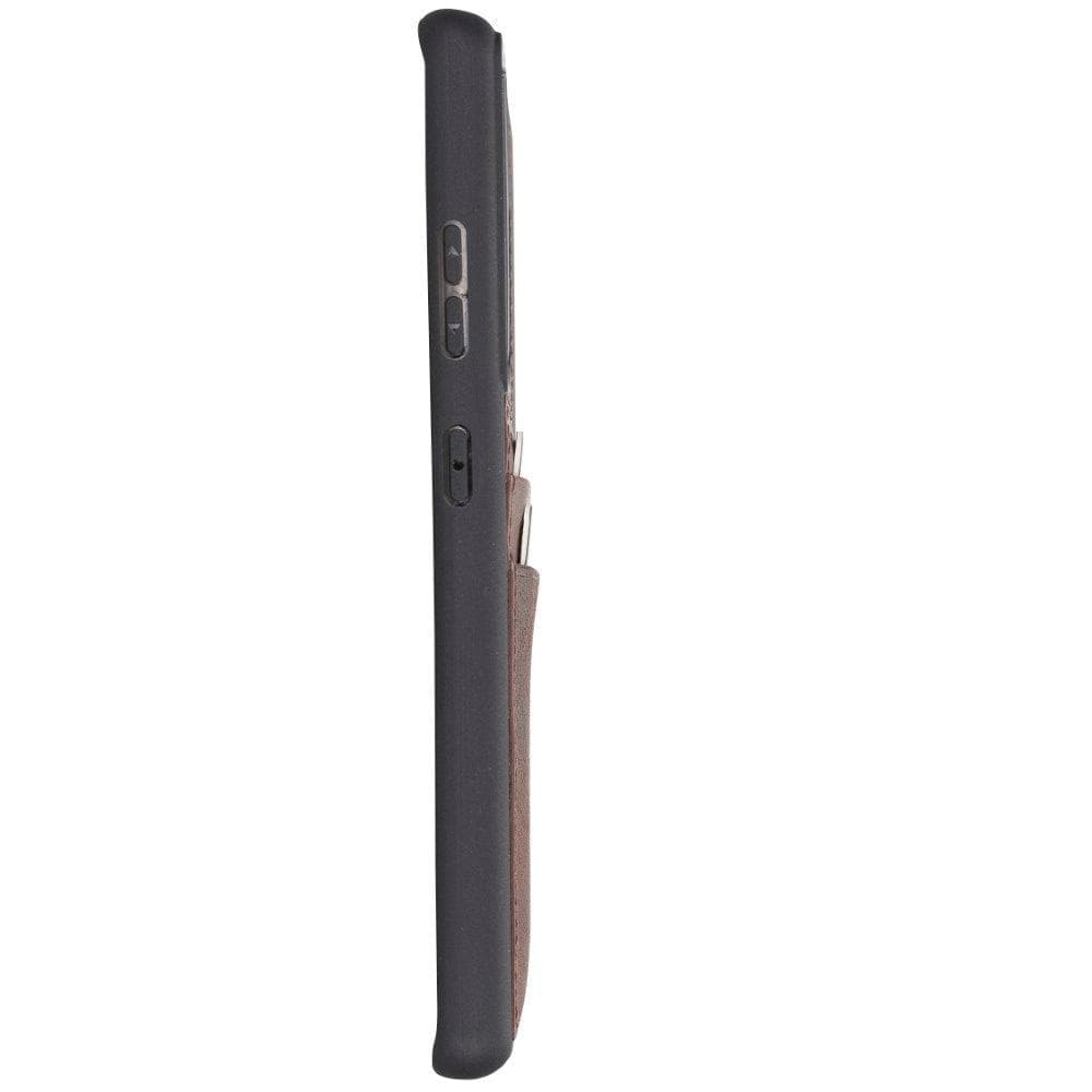 Samsung Galaxy S21 Series Genuine Leather Flex Back Cover with Card Holder