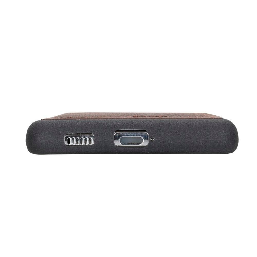 Samsung Galaxy S21 Series Genuine Leather Flex Back Cover with Card Holder