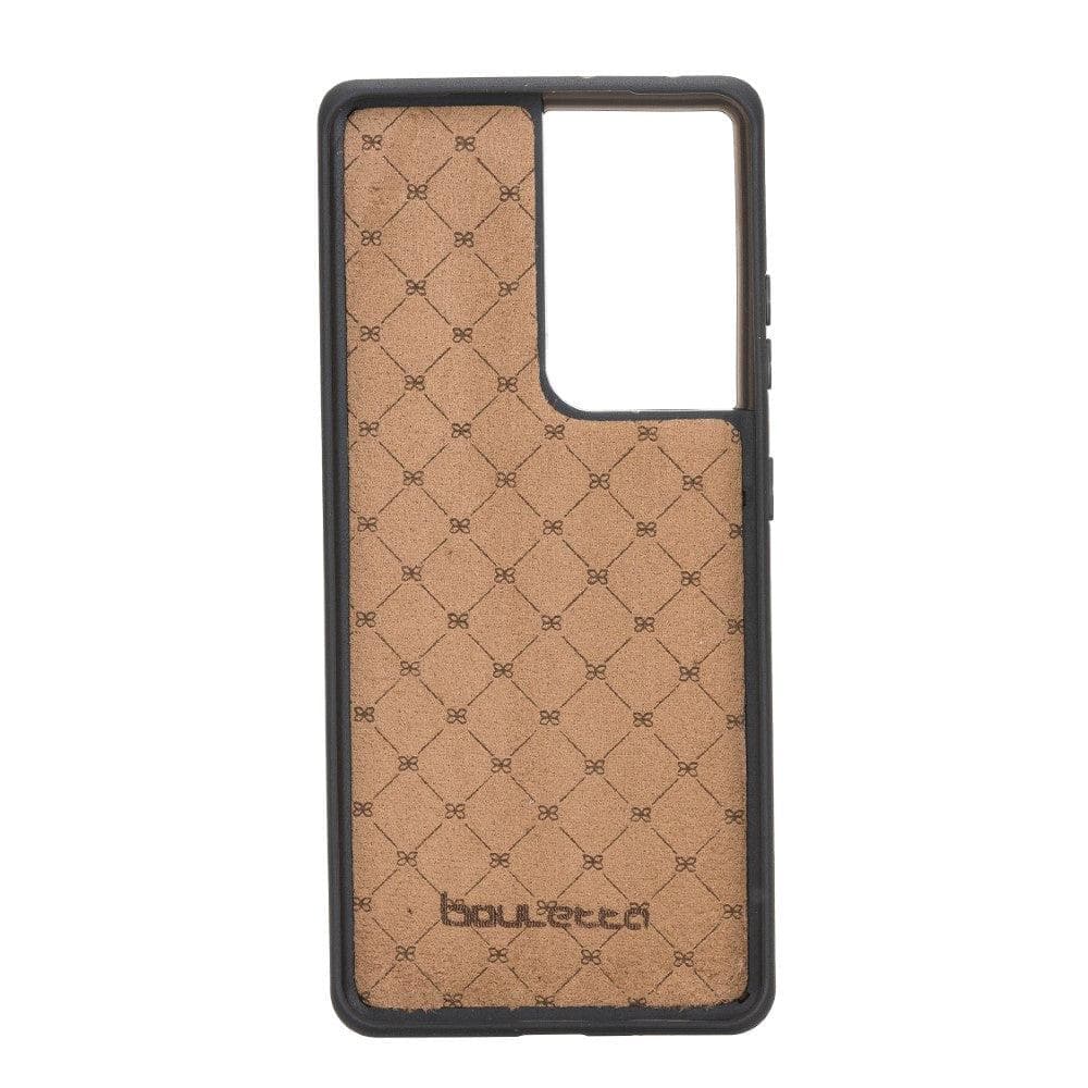 Samsung Galaxy S21 Series Genuine Leather Flex Back Cover with Card Holder