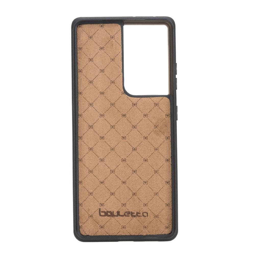 Samsung Galaxy S21 Series Genuine Leather Flex Back Cover with Card Holder