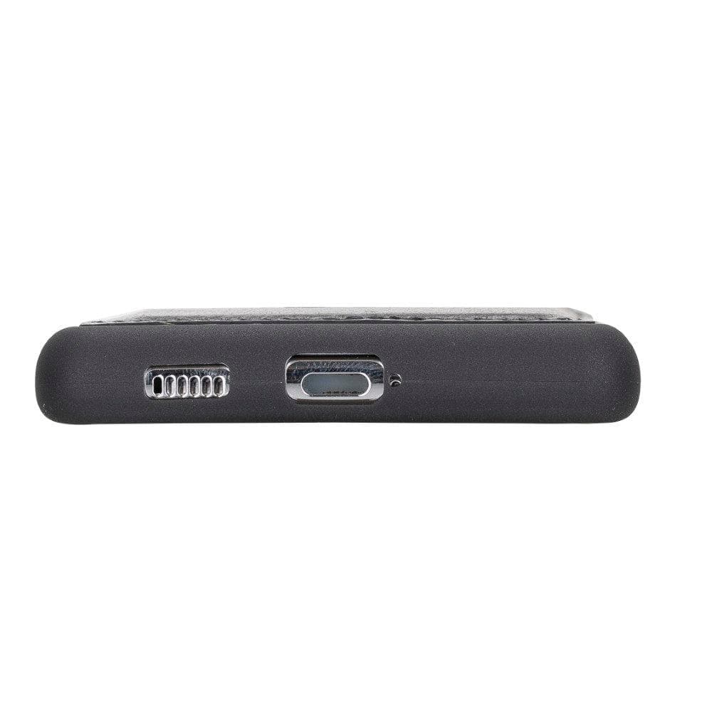 Samsung Galaxy S21 Series Genuine Leather Flex Back Cover with Card Holder