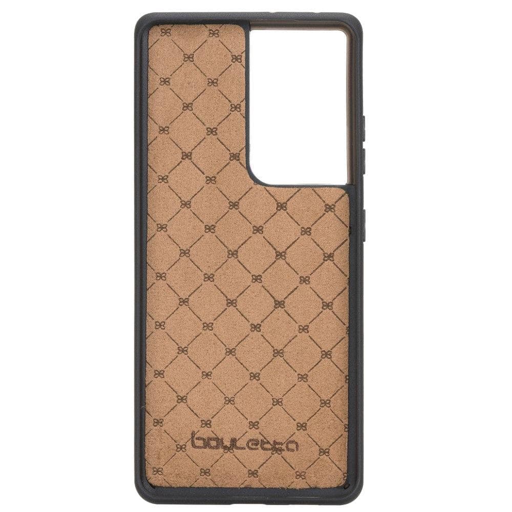 Samsung Galaxy S21 Series Genuine Leather Flex Back Cover with Card Holder