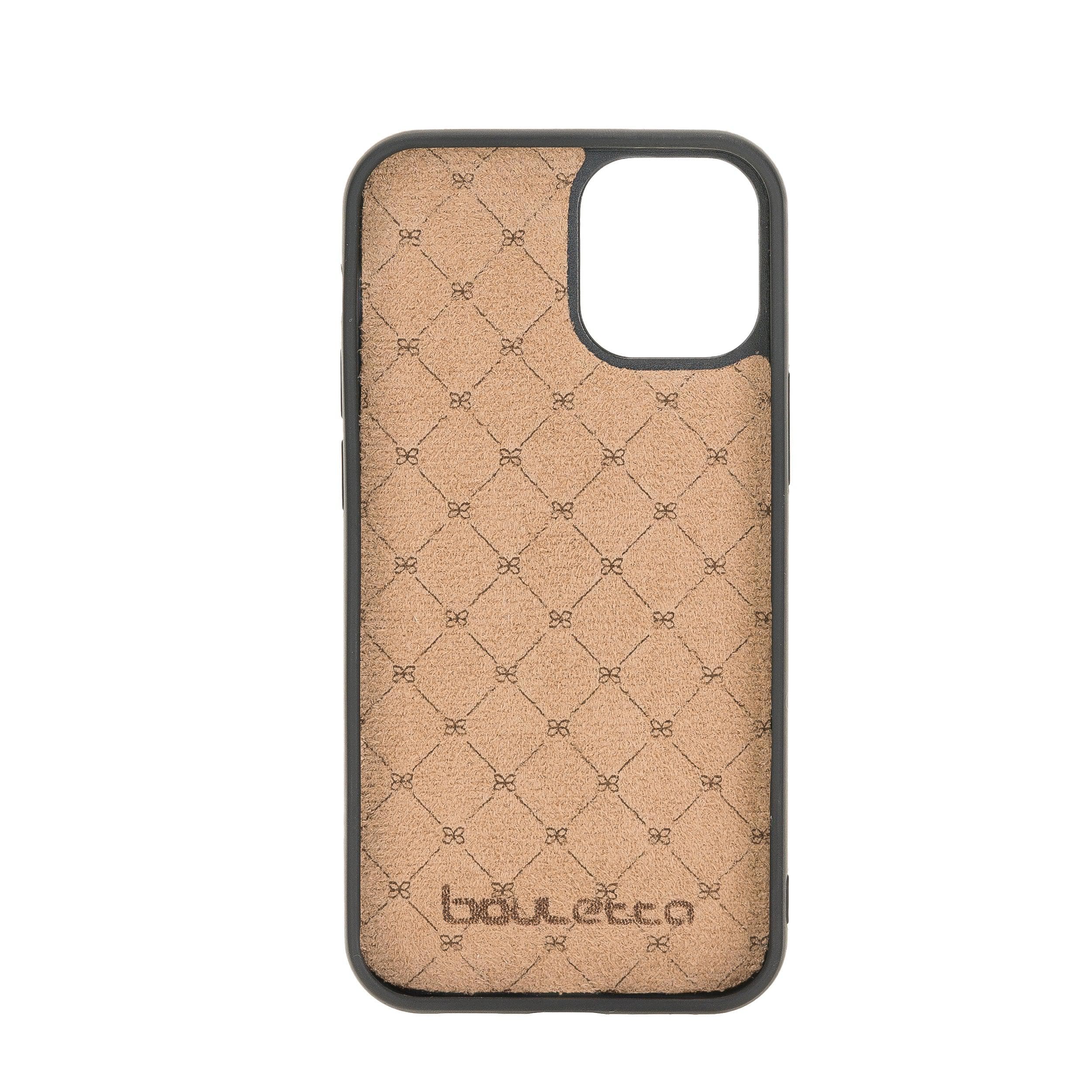 iPhone 12 Series Genuine Leather Back Cover with Card Holder