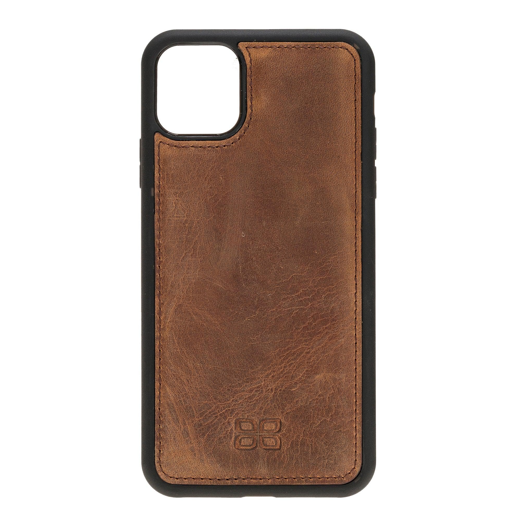 iPhone 11 Series Genuine Leather Flex Back Cover