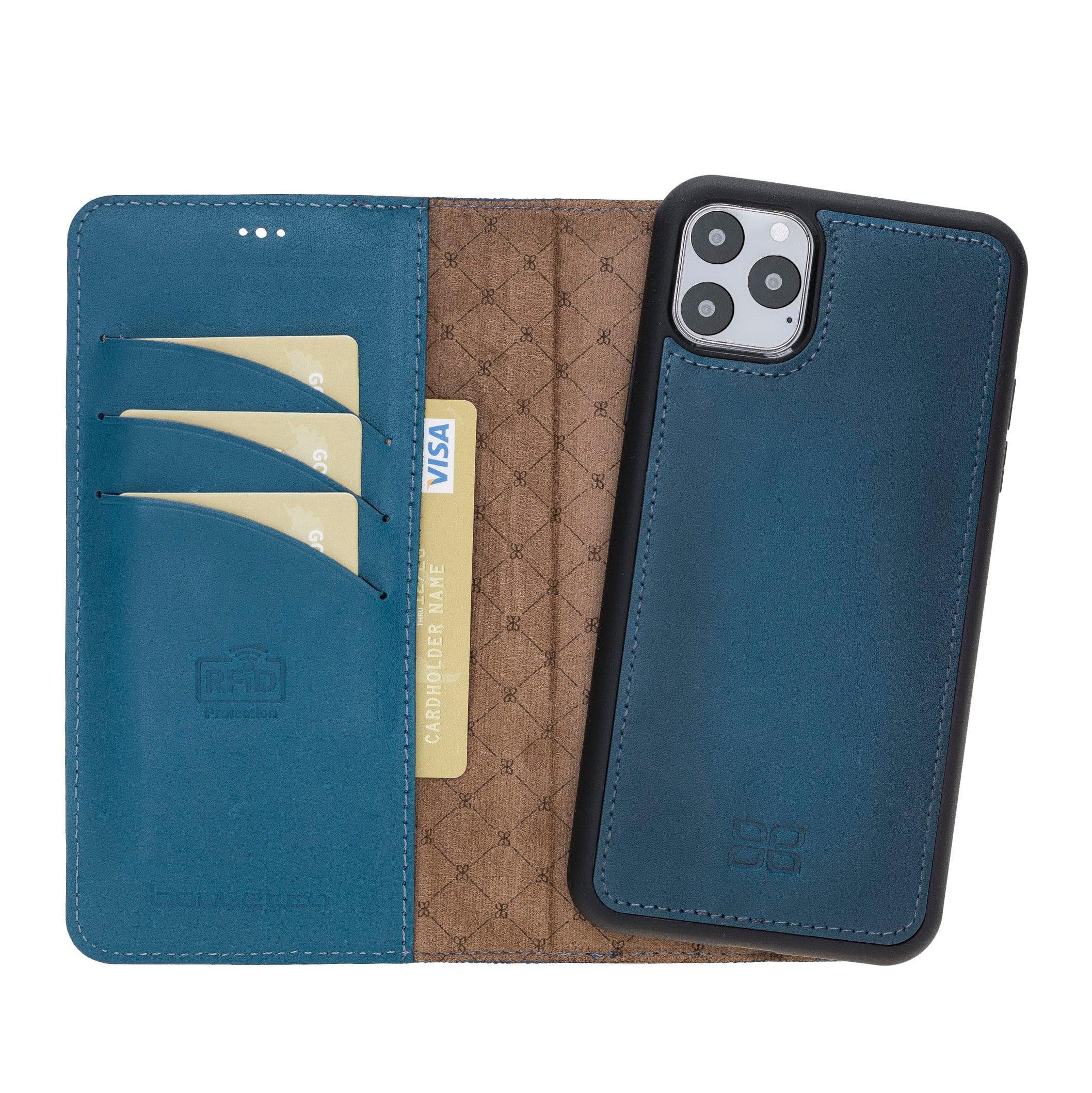 iPhone 11 Series Genuine Leather Magic Detachable Wallet Case