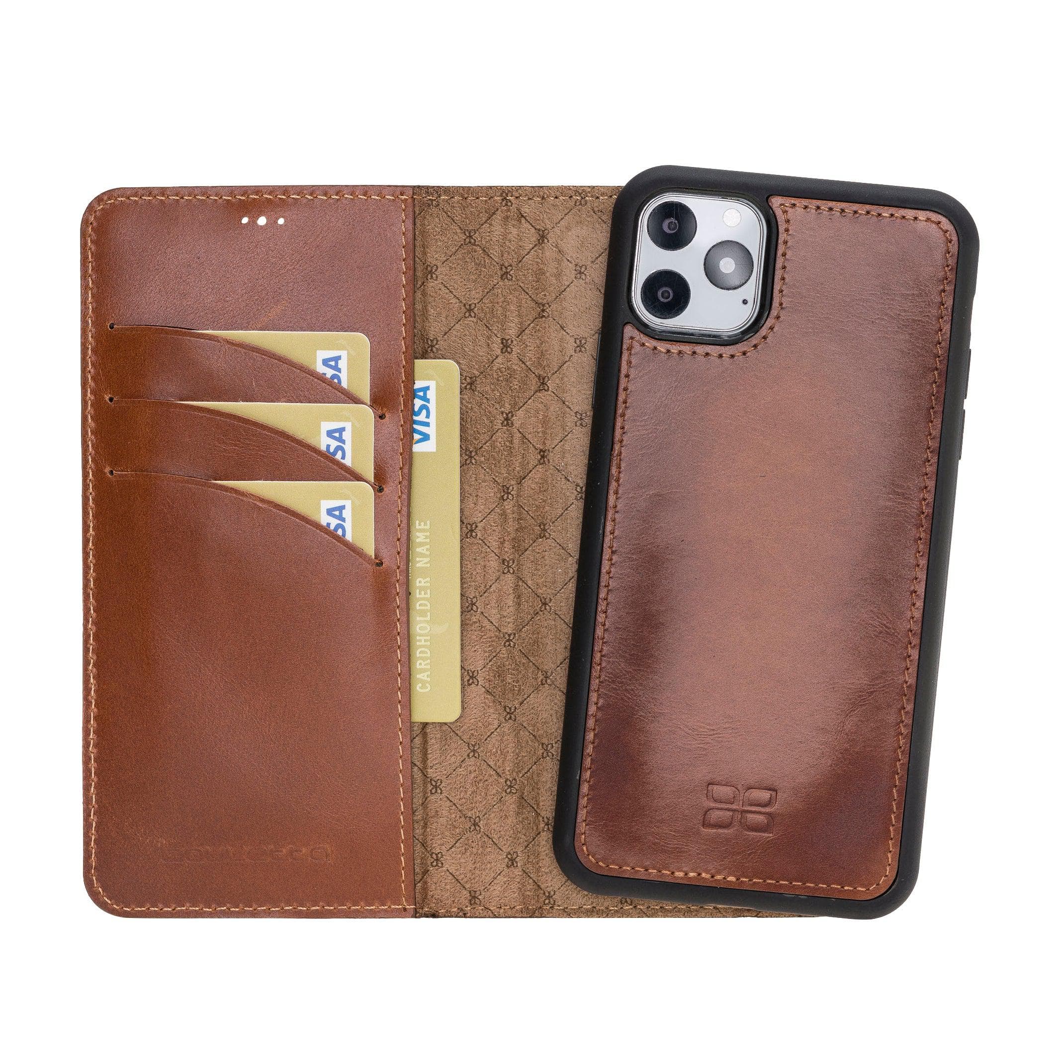 iPhone 11 Series Genuine Leather Magic Detachable Wallet Case
