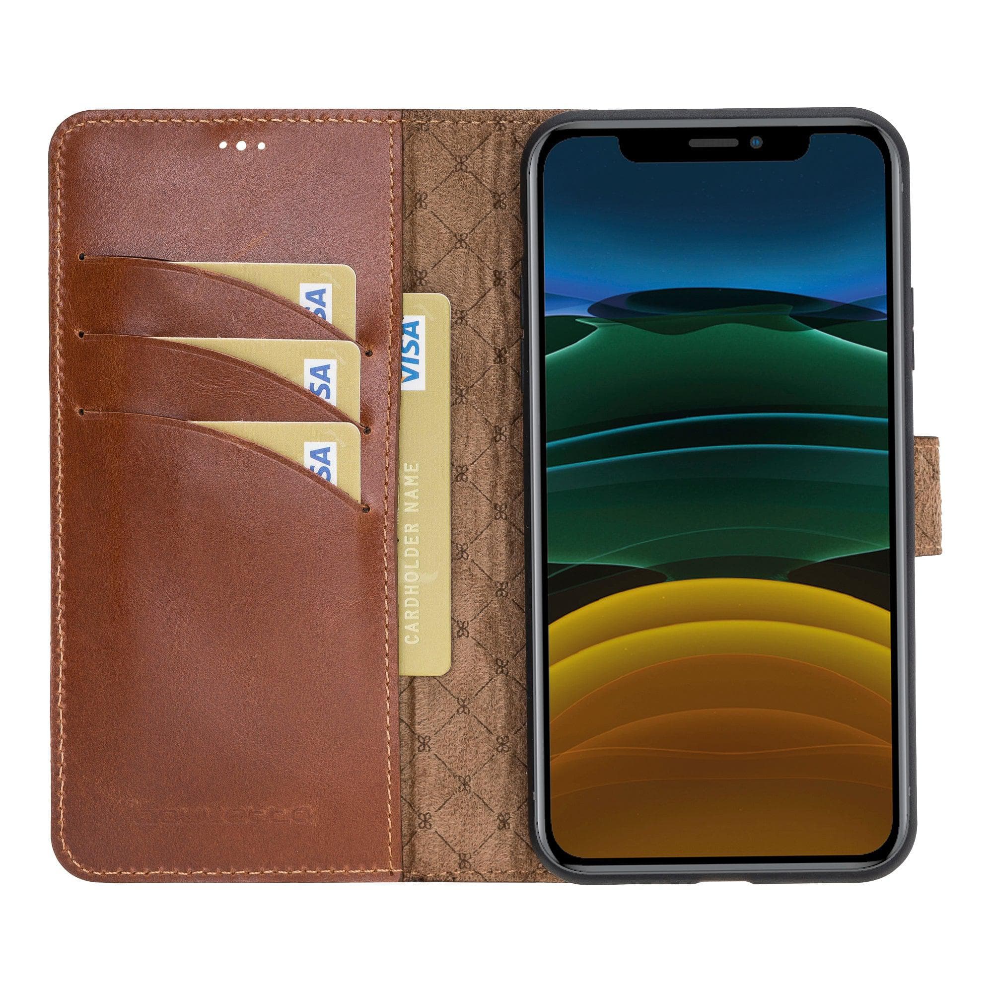 iPhone 11 Series Genuine Leather Magic Detachable Wallet Case