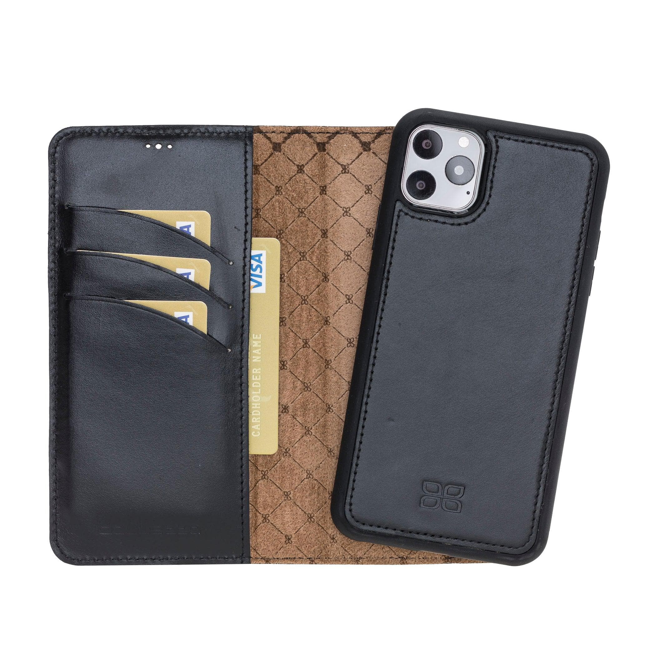iPhone 11 Series Genuine Leather Magic Detachable Wallet Case