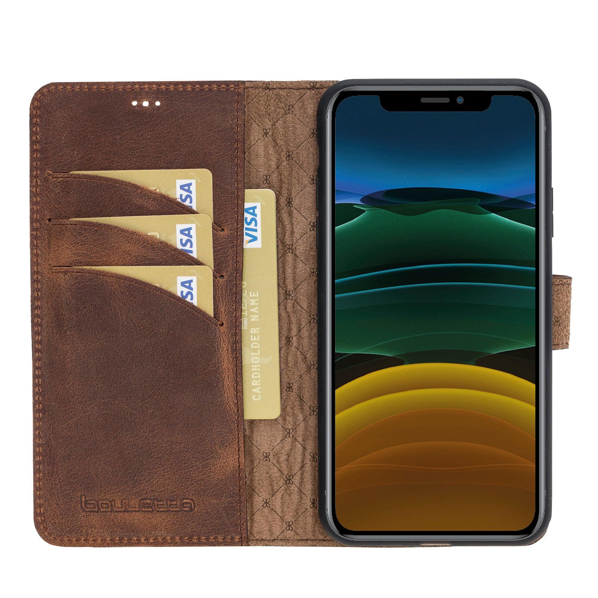 iPhone 11 Series Genuine Leather Magic Detachable Wallet Case