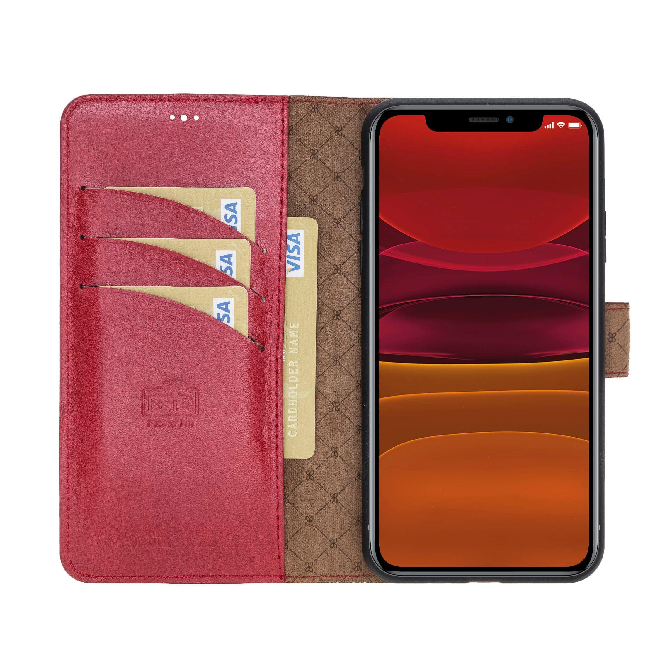 iPhone 11 Series Genuine Leather Magic Detachable Wallet Case