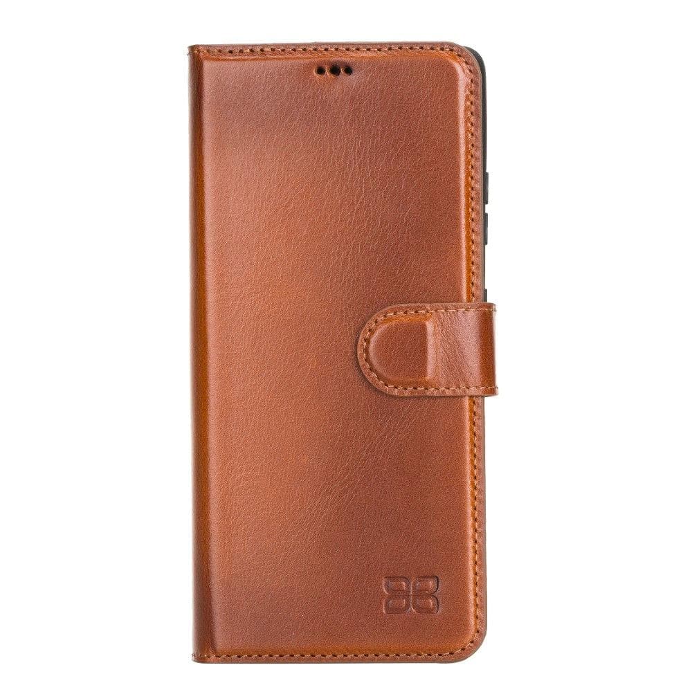 Samsung Galaxy S21 Series Genuine Leather Detachable Wallet Cases
