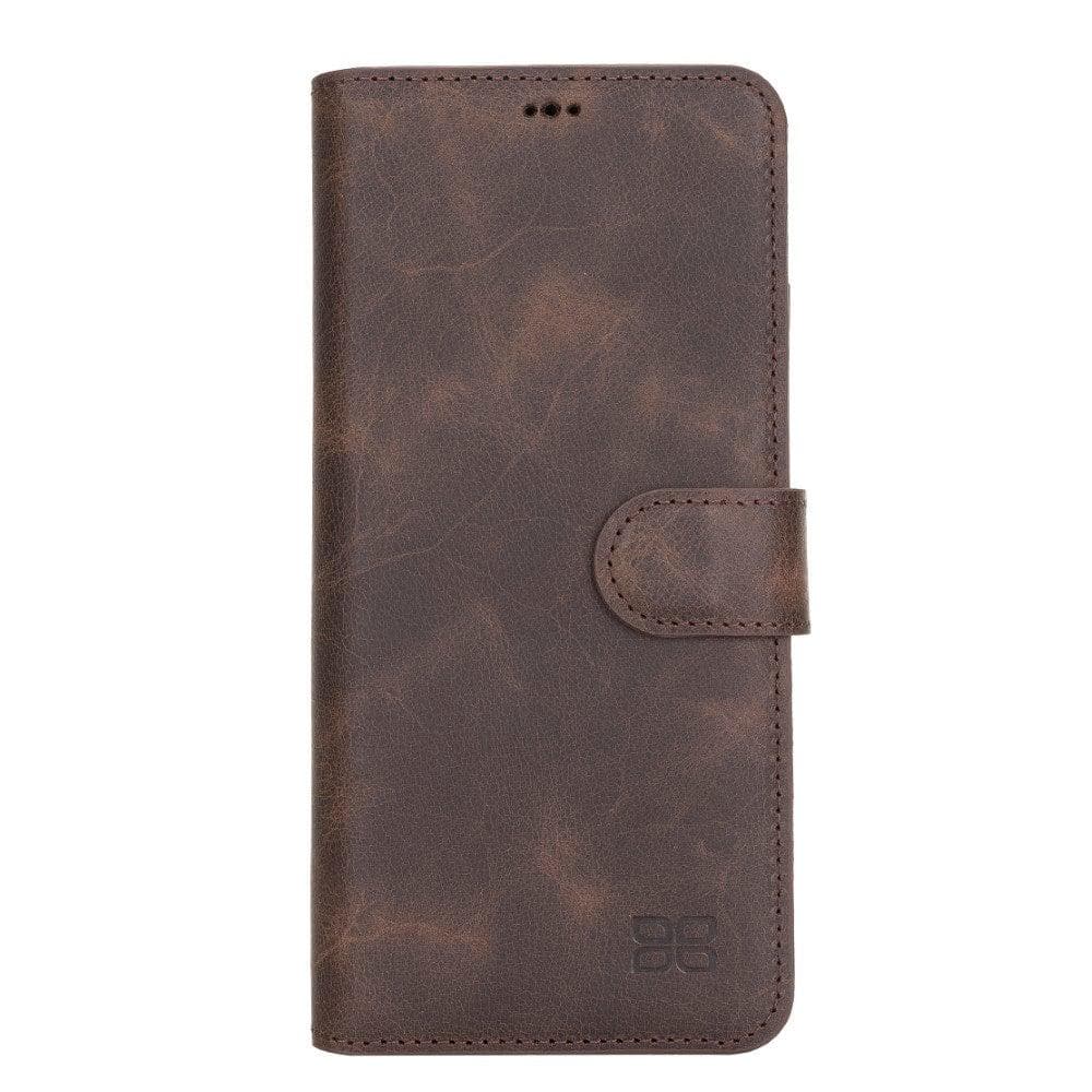 Samsung Galaxy S21 Series Genuine Leather Non-Detachable Wallet Cases