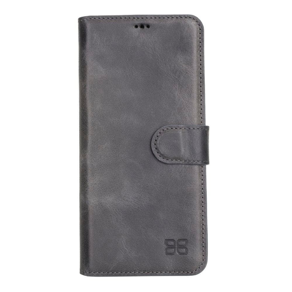 Samsung Galaxy S21 Series Genuine Leather Non-Detachable Wallet Cases