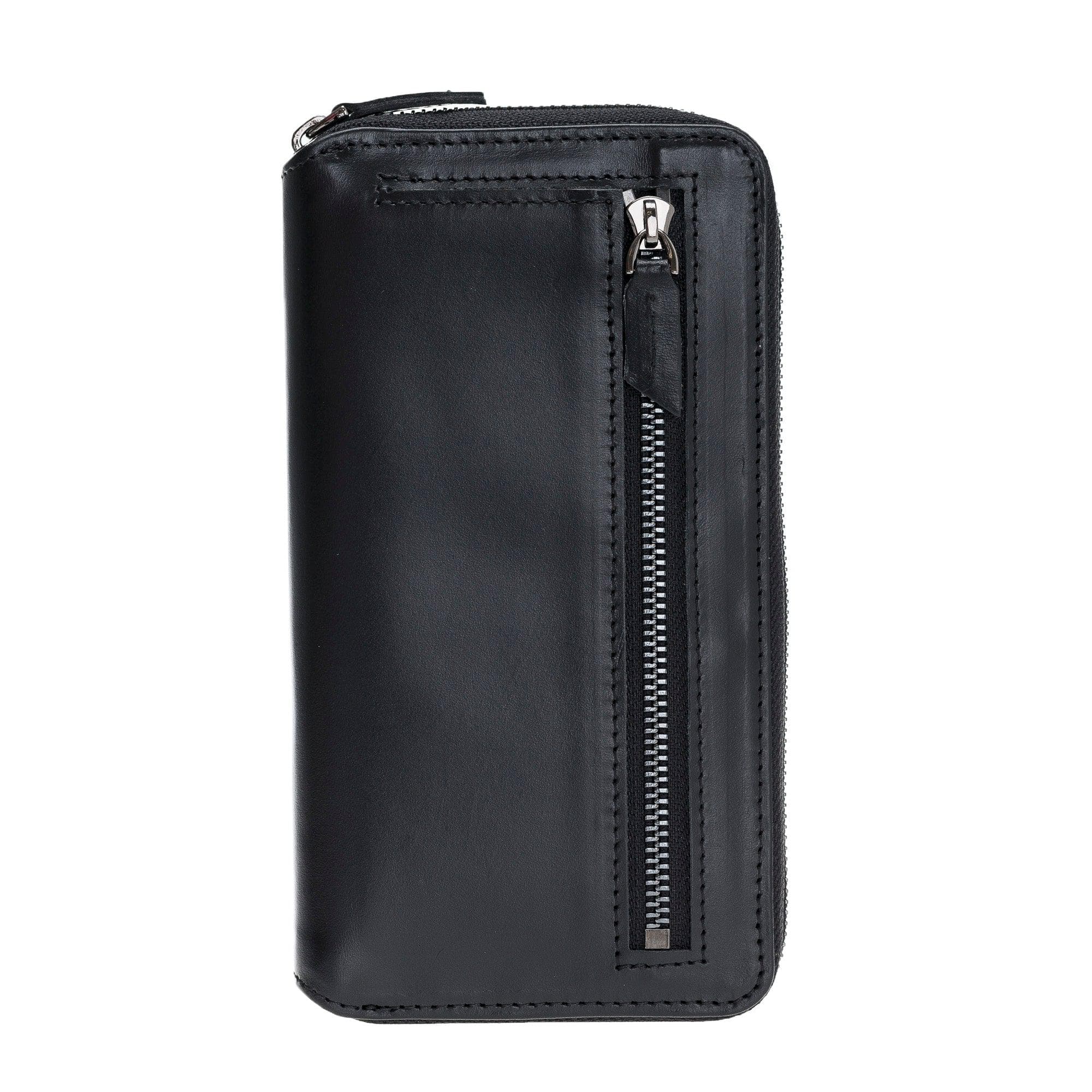 Apple iPhone 11 Series Genuine Leather Pouch Detachable Wallet Case