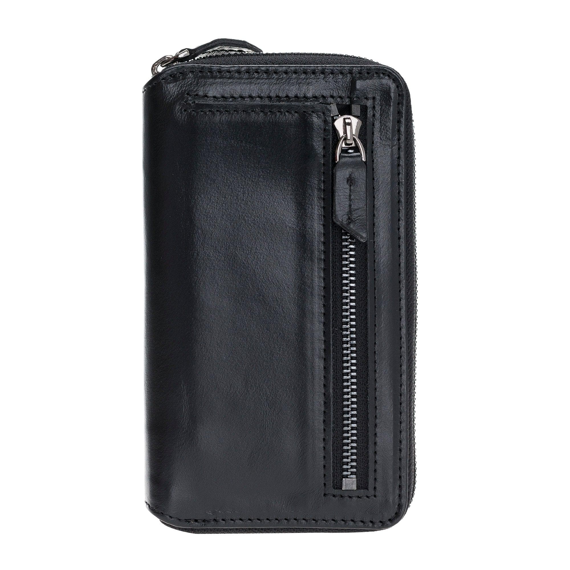 Apple iPhone 11 Series Genuine Leather Pouch Detachable Wallet Case