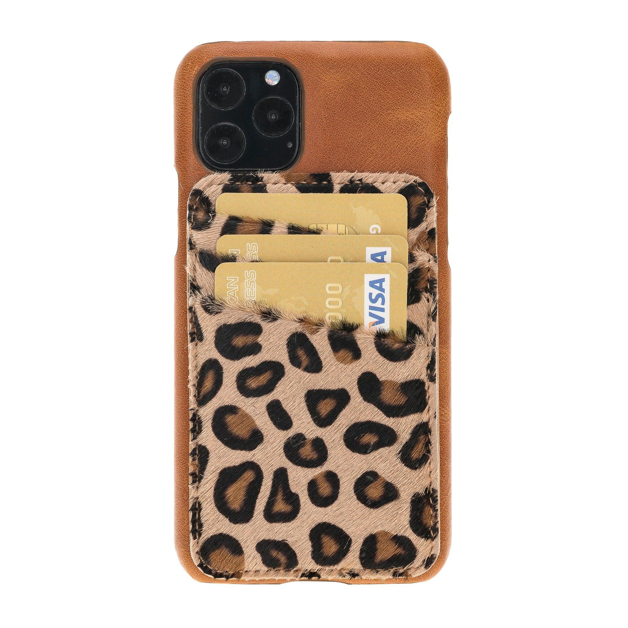 iPhone 11 Series Genuine Leather Ultimate Jacket Case with Detachable Card Holder
