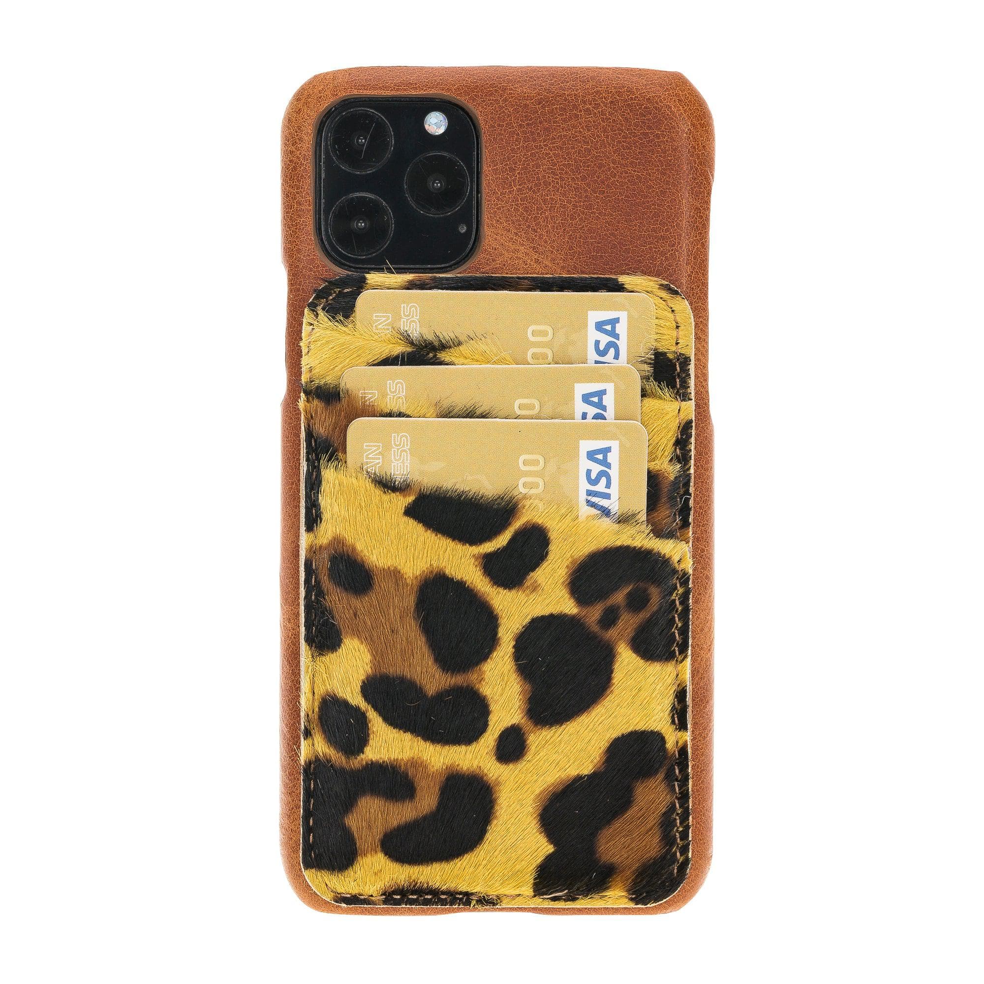 iPhone 11 Series Genuine Leather Ultimate Jacket Case with Detachable Card Holder