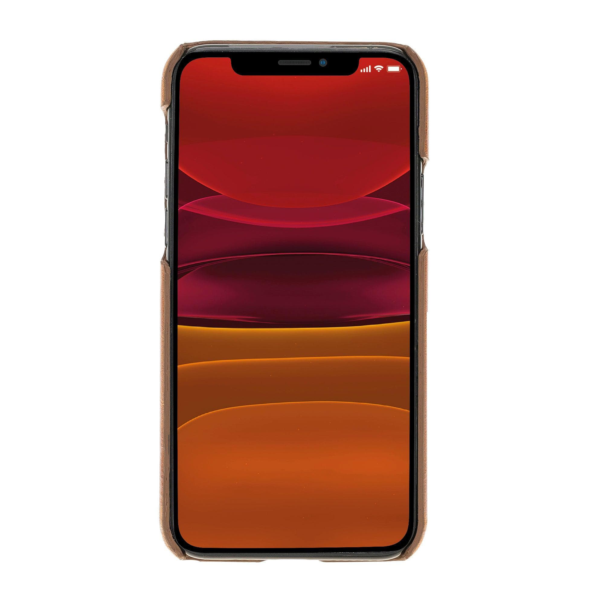 iPhone 11 Series Genuine Leather Ultimate Jacket Case with Detachable Card Holder