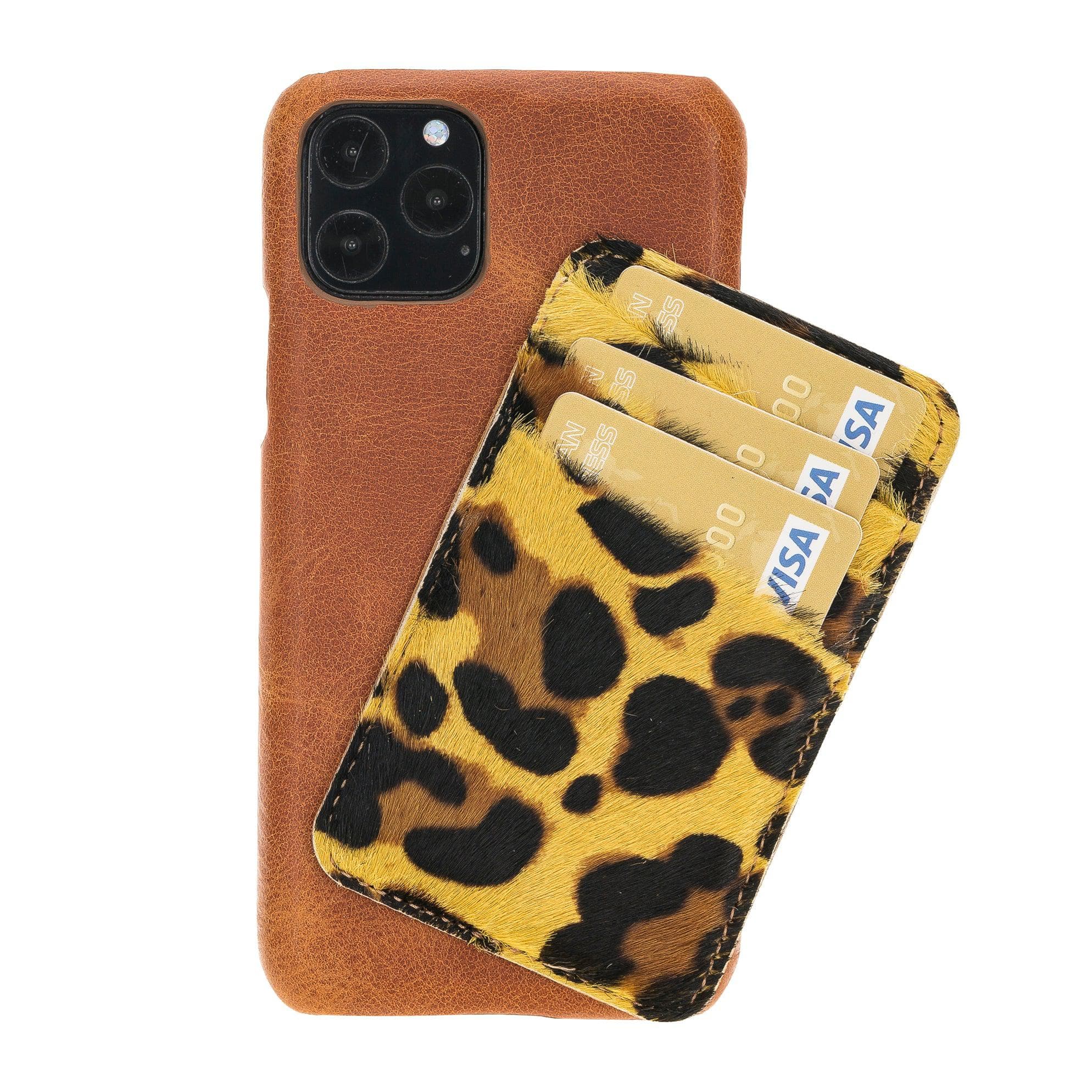 iPhone 11 Series Genuine Leather Ultimate Jacket Case with Detachable Card Holder