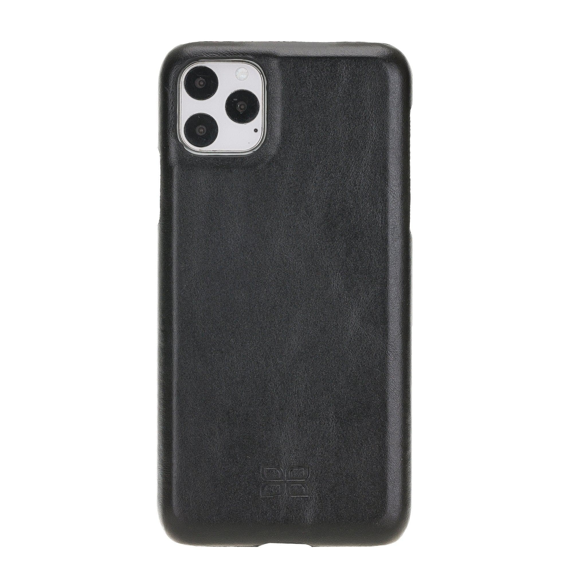 iPhone 11 Series Genuine Leather Ultimate Jacket Case with Detachable Card Holder