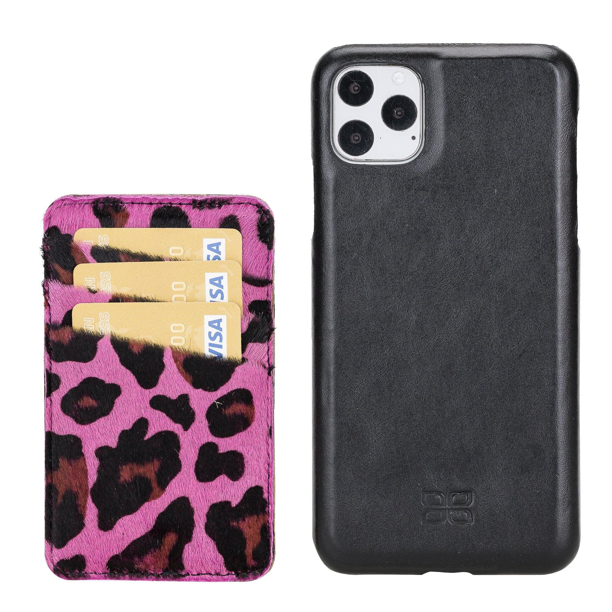 iPhone 11 Series Genuine Leather Ultimate Jacket Case with Detachable Card Holder