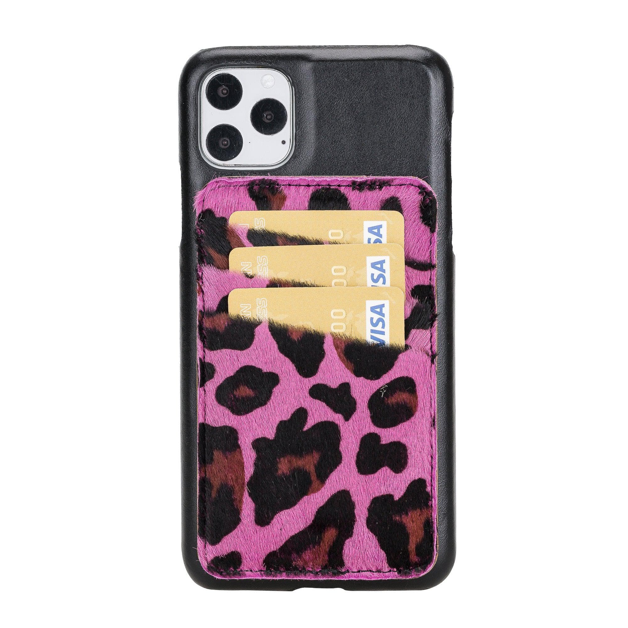 iPhone 11 Series Genuine Leather Ultimate Jacket Case with Detachable Card Holder