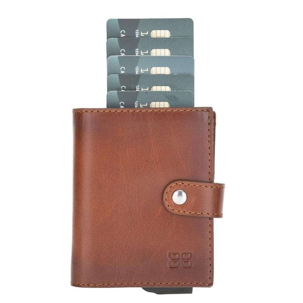Palermo Genuine Leather Zip Mechanical Card Holder