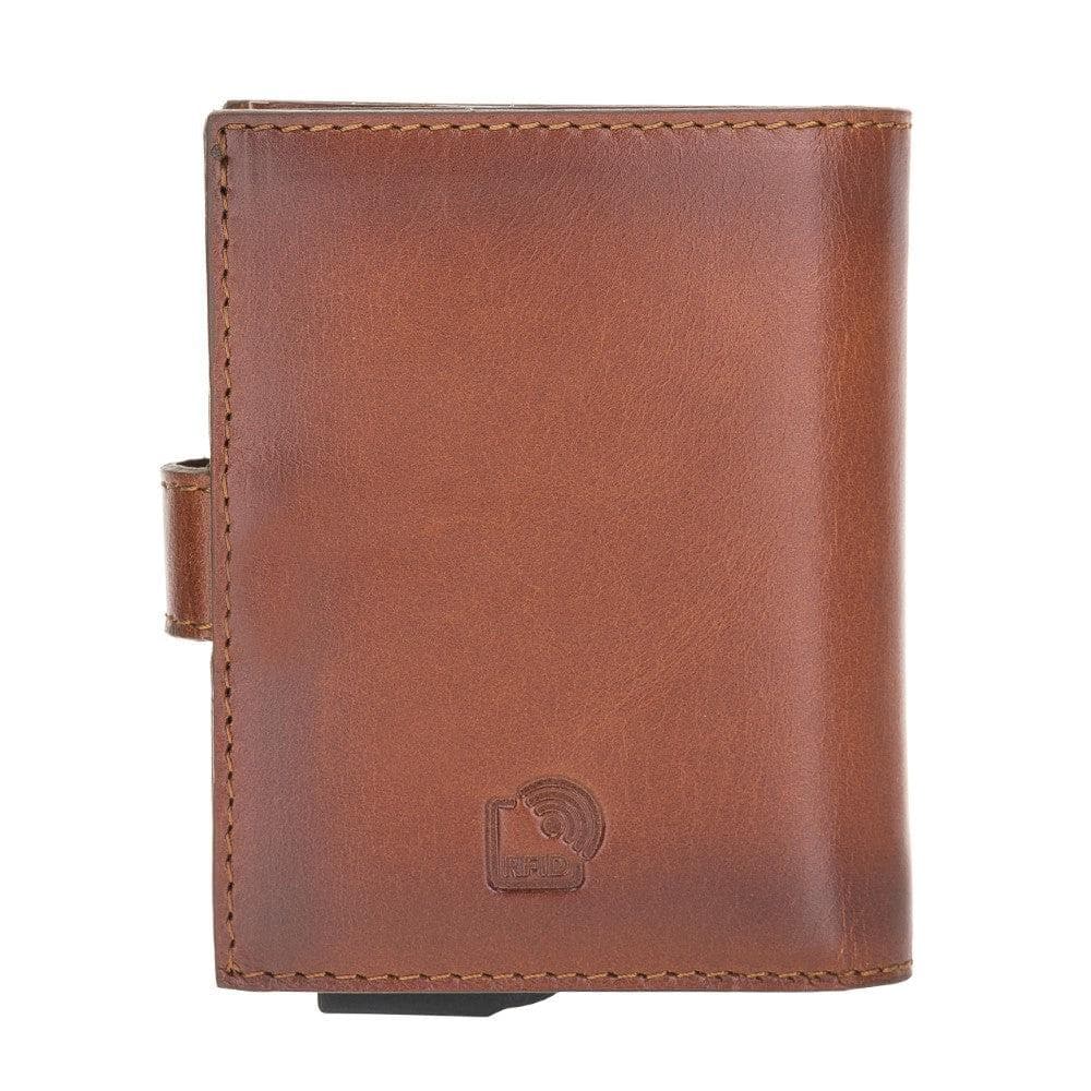 Palermo Genuine Leather Zip Mechanical Card Holder