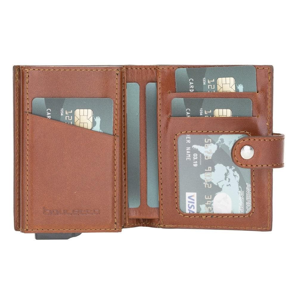 Palermo Genuine Leather Zip Mechanical Card Holder