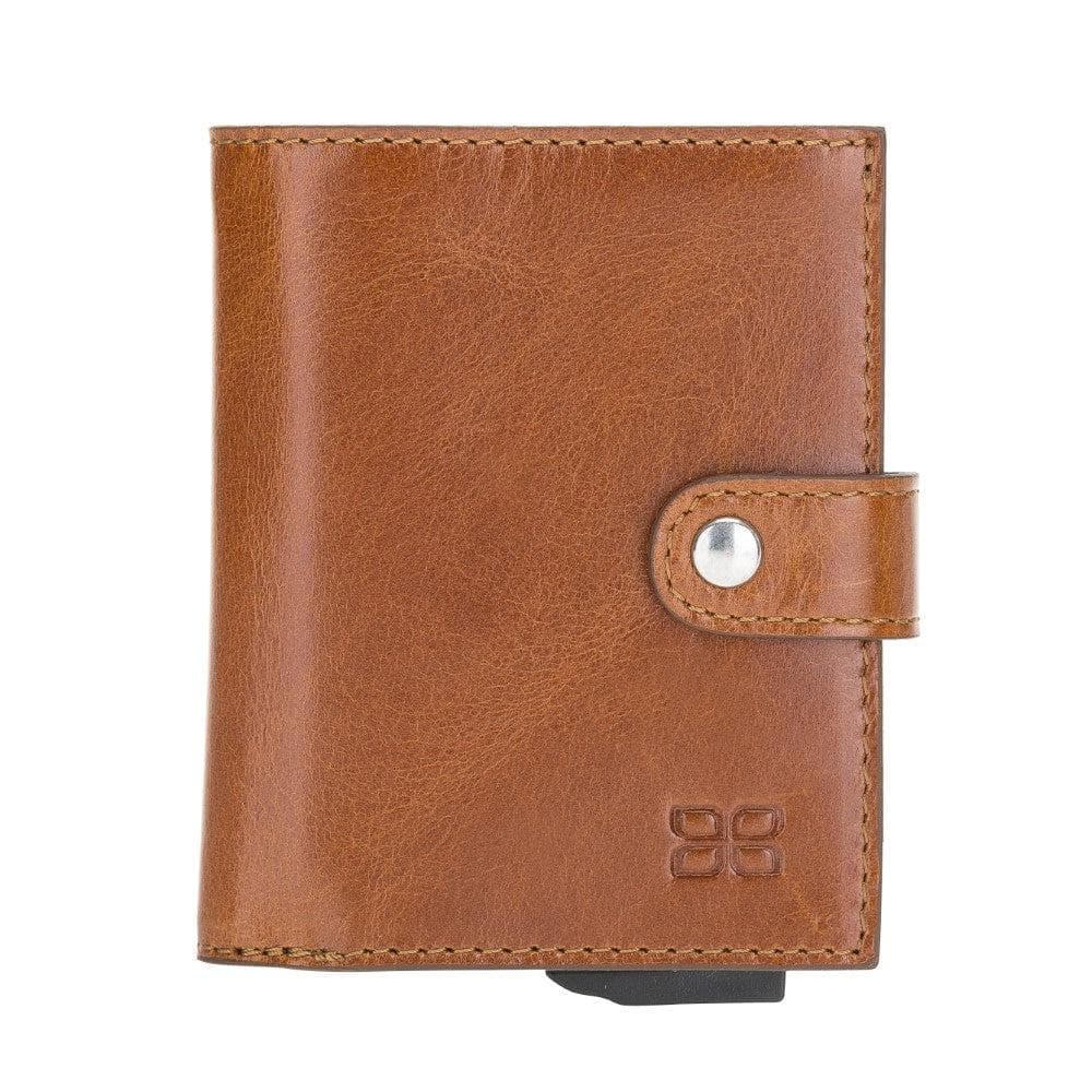 Palermo Genuine Leather Zip Mechanical Card Holder