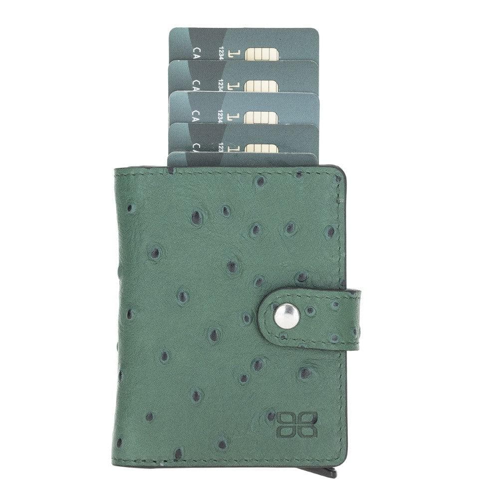 Palermo Genuine Leather Zip Mechanical Card Holder