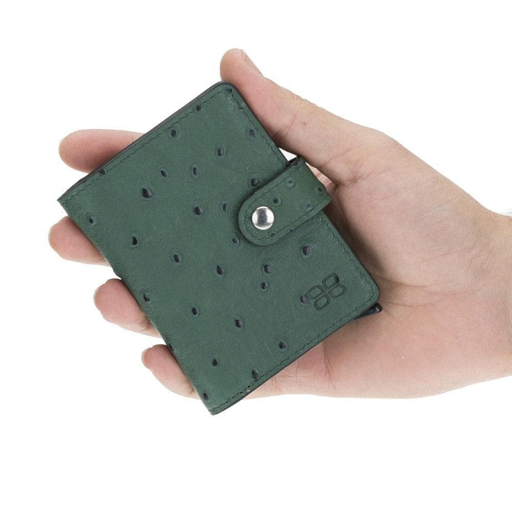 Palermo Genuine Leather Zip Mechanical Card Holder