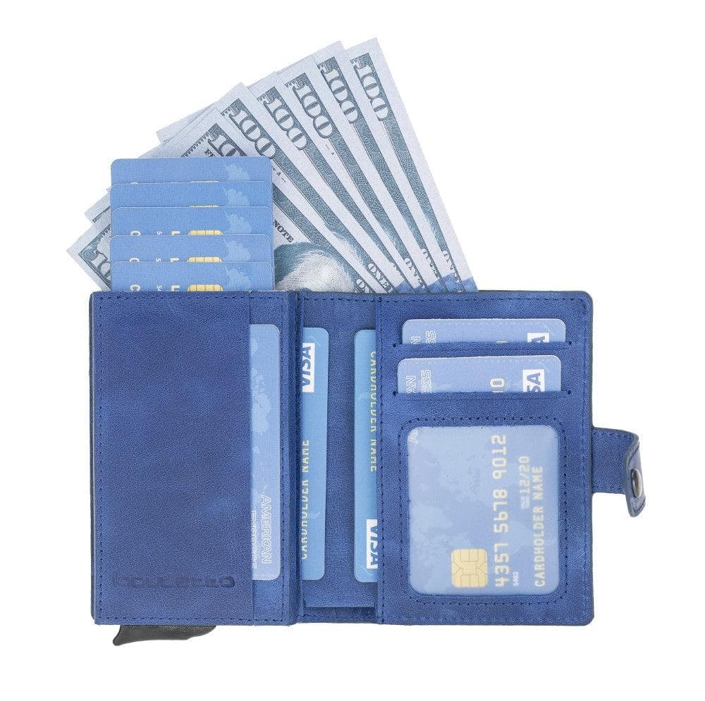 Palermo Genuine Leather Zip Mechanical Card Holder
