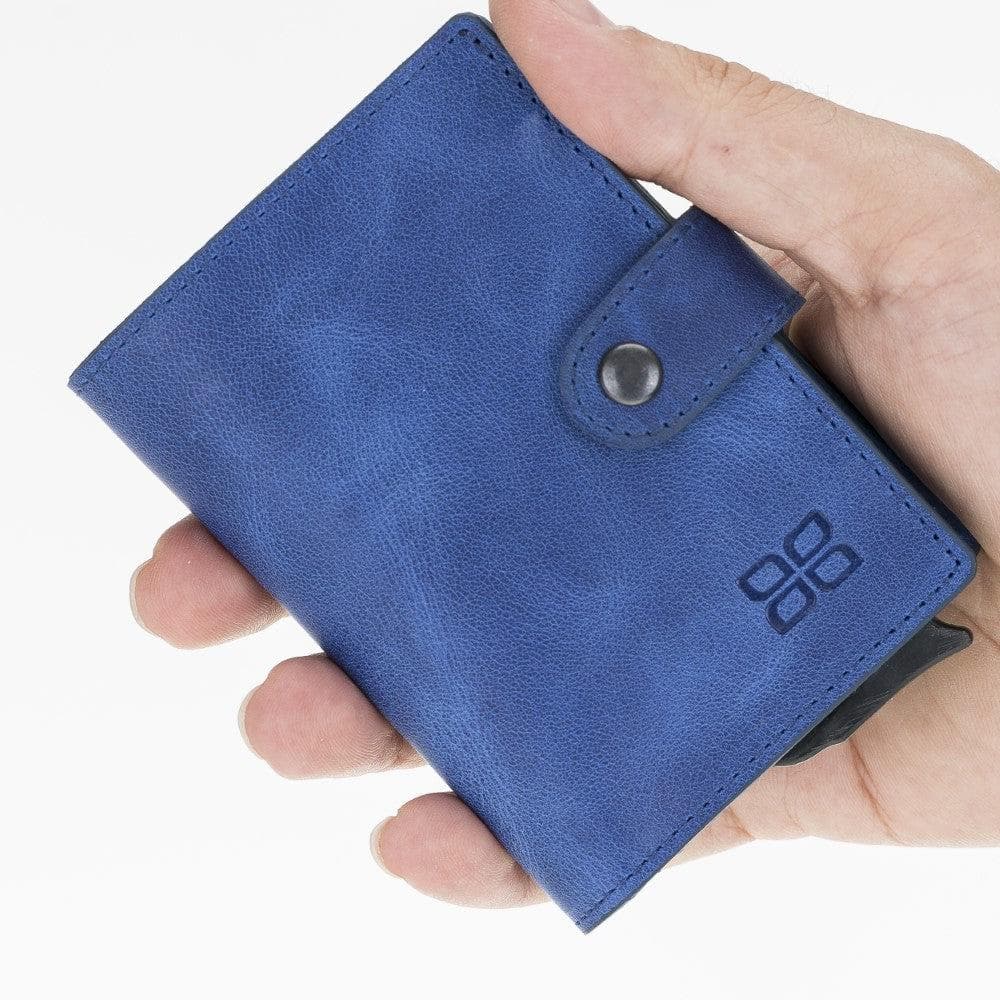 Palermo Genuine Leather Zip Mechanical Card Holder