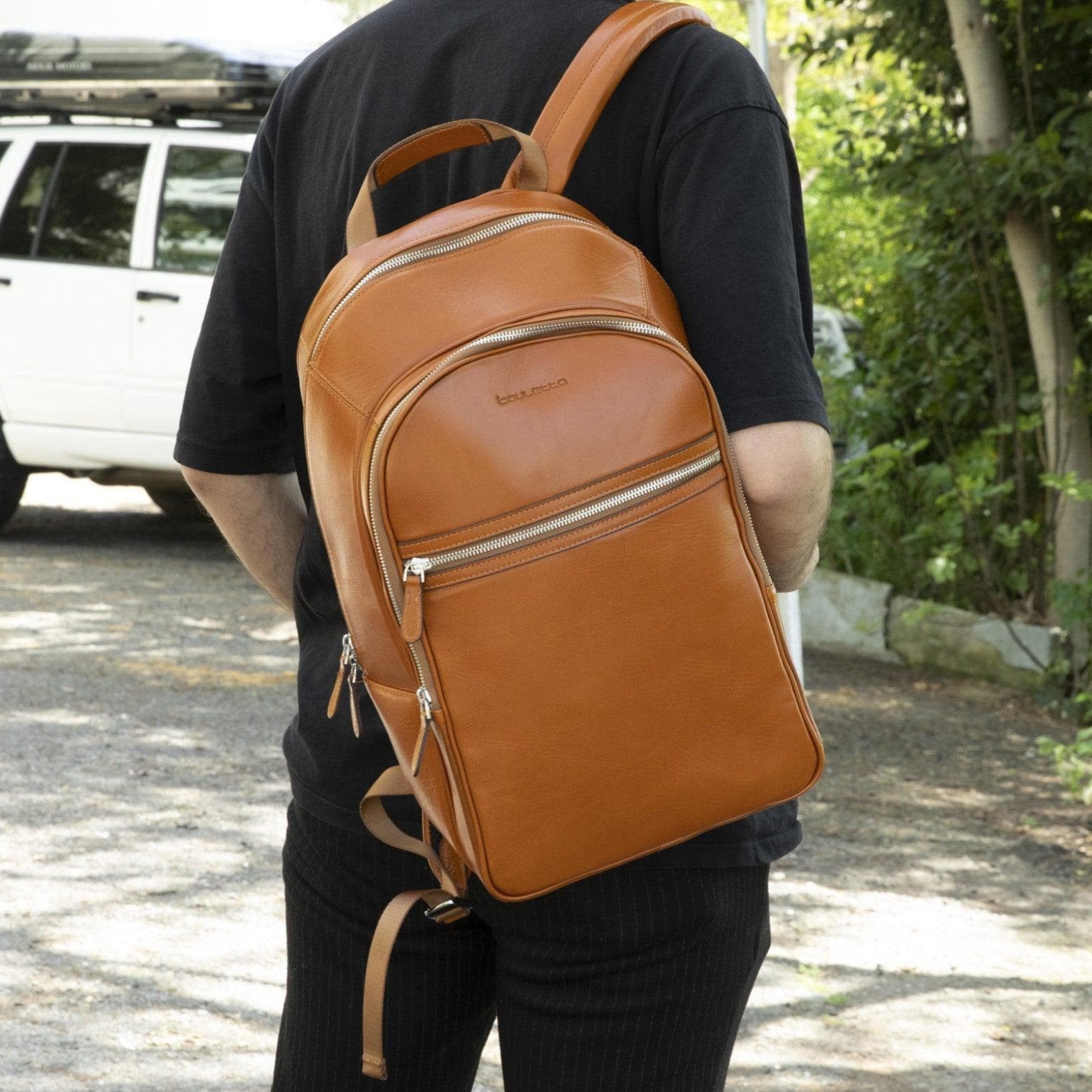 Pella Handmade Genuine Leather Backpack & Rucksack