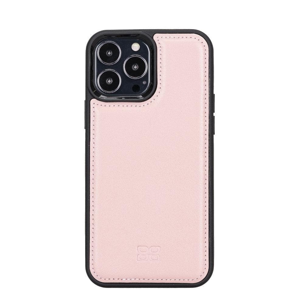 Coque arrière flexible en cuir véritable pour iPhone 13 Series
