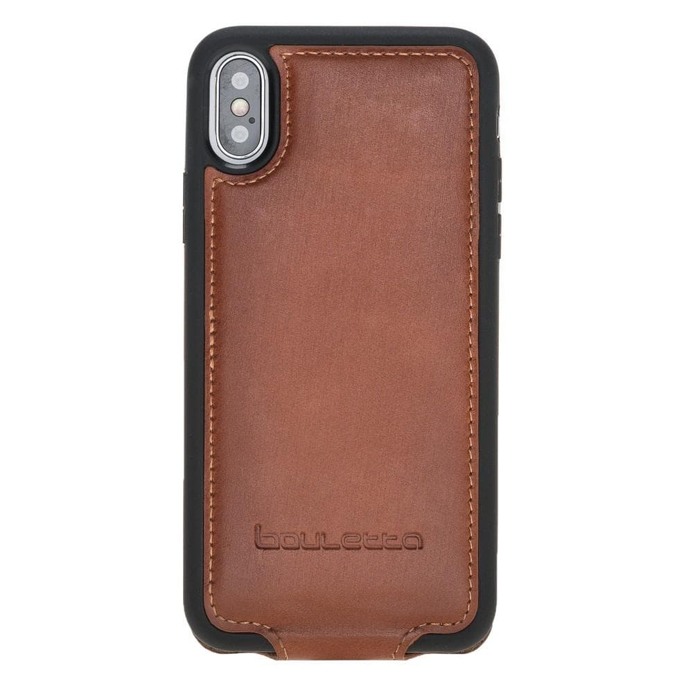 iPhone X Series Genuine Leather Flip Case