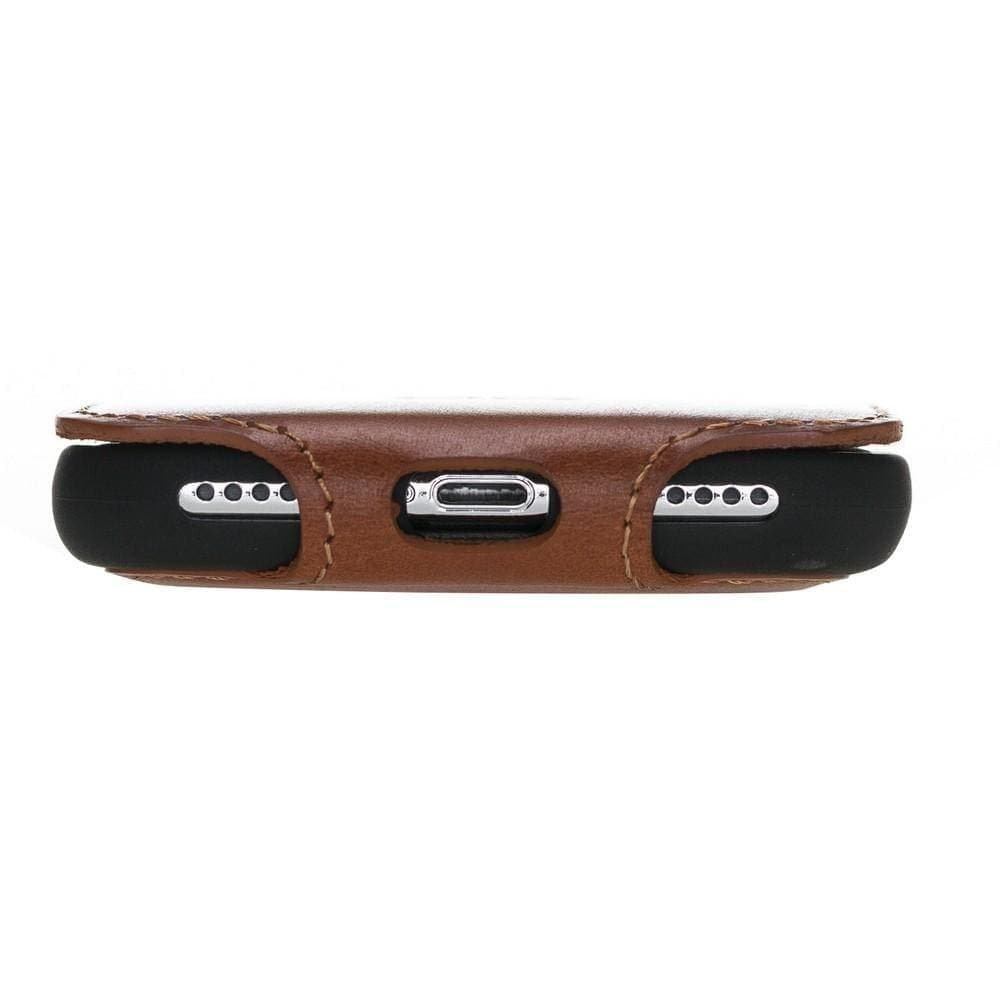 iPhone X Series Genuine Leather Flip Case