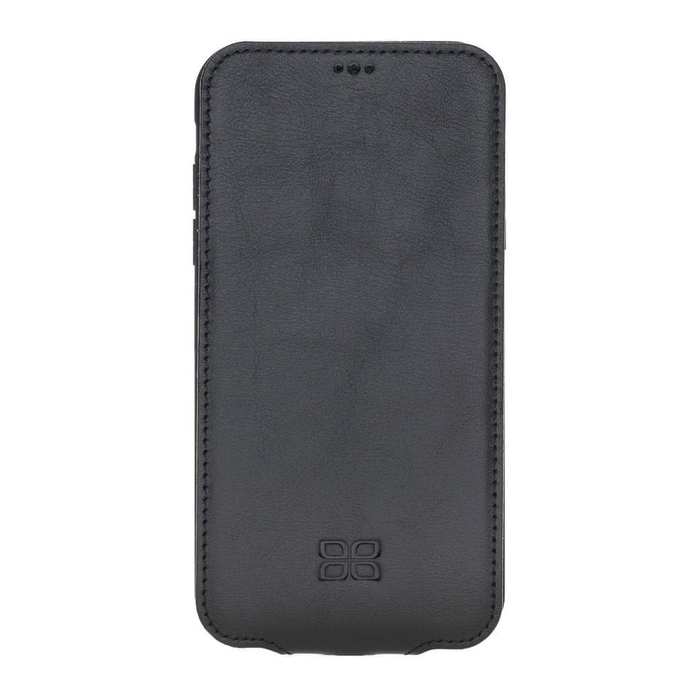 iPhone X Series Genuine Leather Flip Case