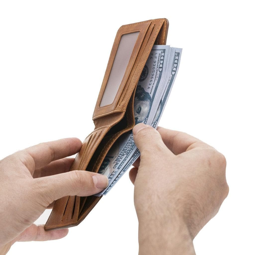 Portefeuille authentique pour homme fait main et personnalisé Pier