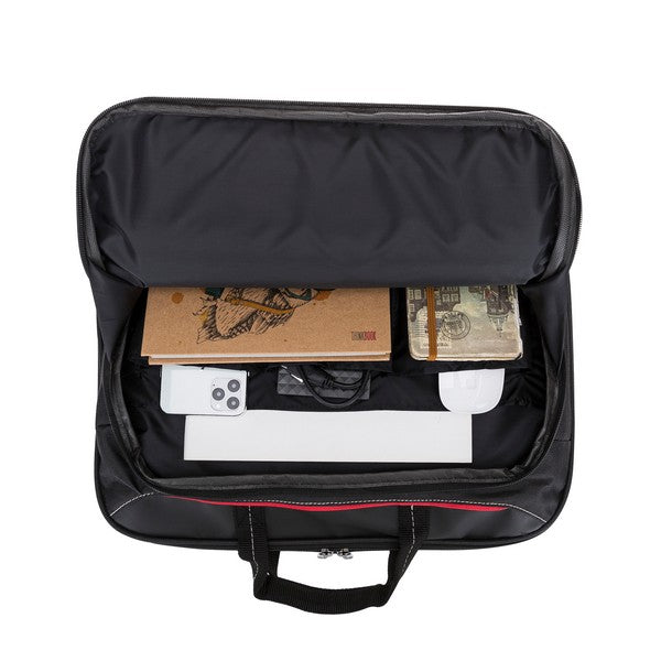 Stylish laptop case available in 13, 15, and 17 inch sizes with metal accessories