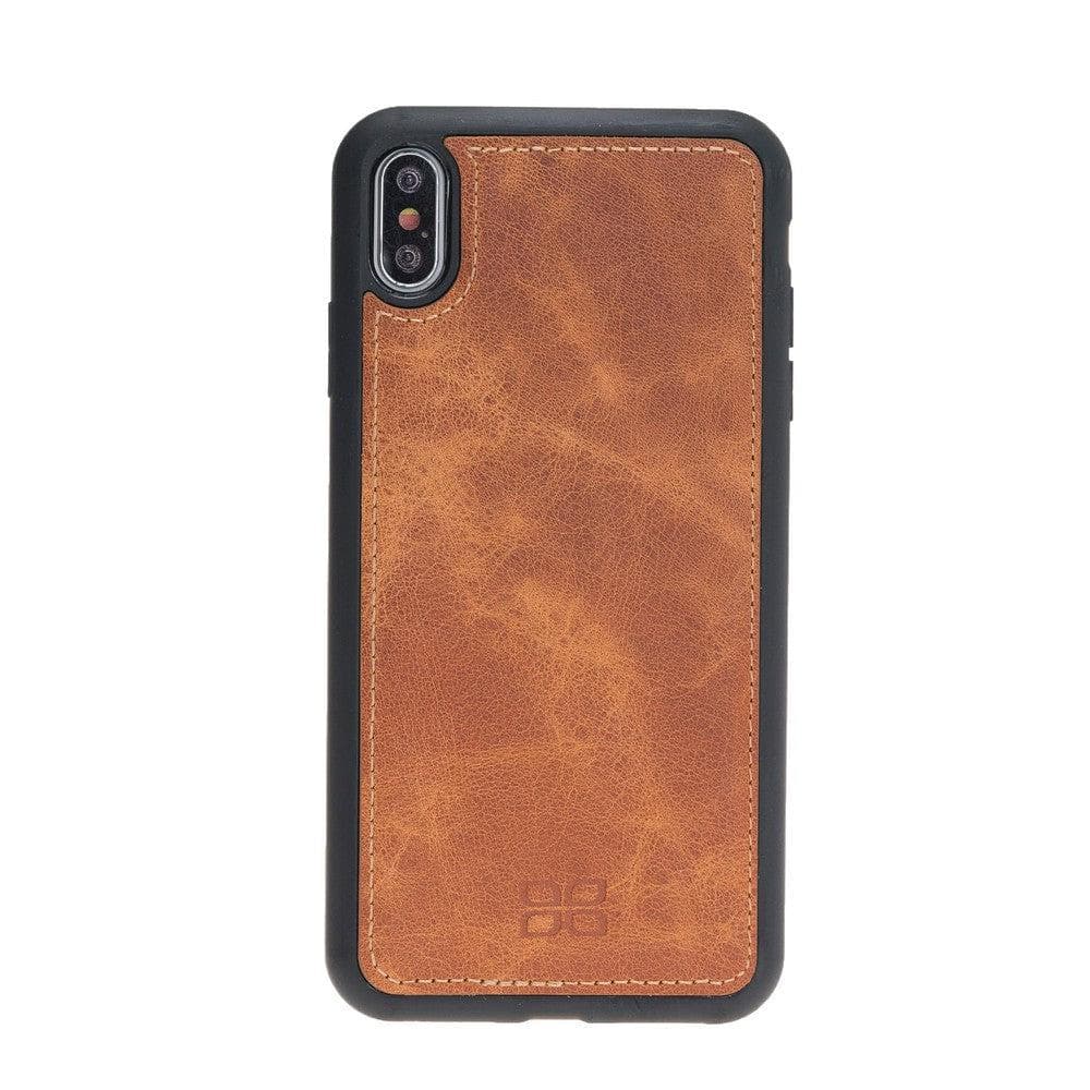 Apple iPhone X Series Genuine leather Pouch Zippered Detachable Wallet Case