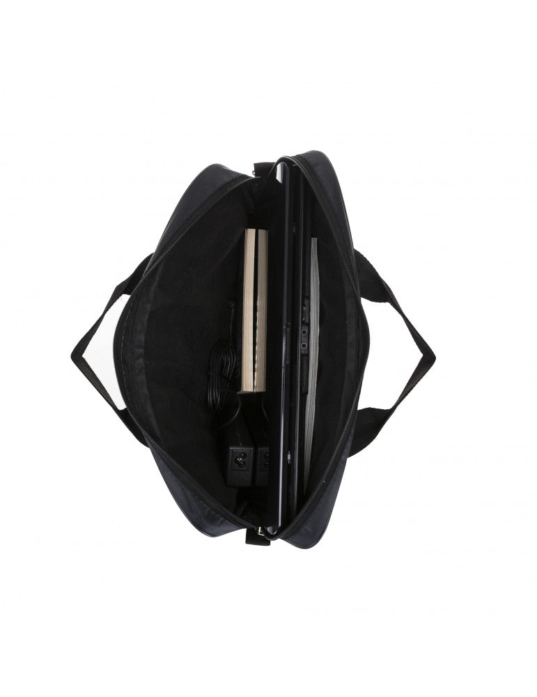 Durable laptop bag with organized storage and waterproof 420D fabric